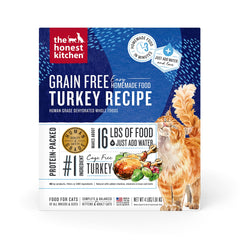 The Honest Kitchen - emballage pratique pour nourriture chat à la dinde.