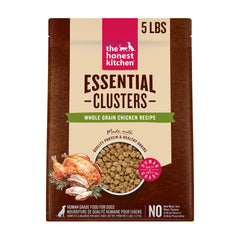 The Honest Kitchen Essential Clusters poulet entier 5 lb: repas équilibré pour chien.