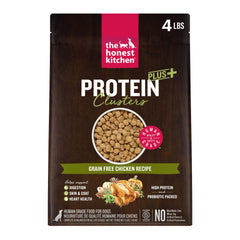 The Honest Kitchen Protéine Plus+ Clusters au poulet, bouchées aromatiques favorisant la digestion.