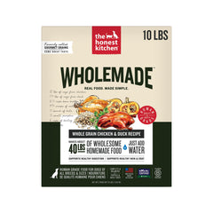 The Honest Kitchen Wholemade – aliments déshydratés au poulet et canard, repas pratique