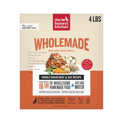 The Honest Kitchen WholeMade boeuf et avoine, réhydraté pour repas maison savoureux.