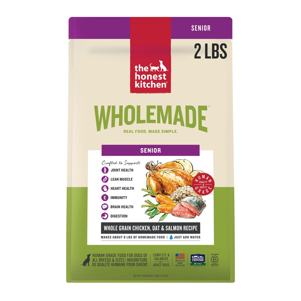 The Honest Kitchen WholeMade sac de nourriture déshydratée pour chien âgé, pratique