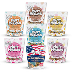 The Lazy Dog Cookie Co. Mutt Mallows bacon — friandise moelleuse pour récompenser votre chien