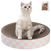 Le Licker Store CSR1010E: bol rond en carton, surface de griffage pour chats actifs.