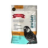 The Missing Link Avian Color & Shine, poudre-graines-lin pour énergie et plumage sain.