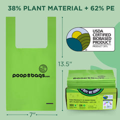 The Original Poop Bags robuste et étanche pour les déjections lourdes.