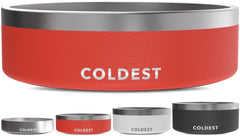 Bol The Coldest Water anti-rouille rouge cramoisi, durable et facile à nettoyer.