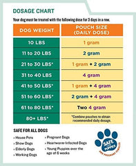 ThePetStop Vermifuge Canin, dosage en 3 doses, soutien quotidien possible.