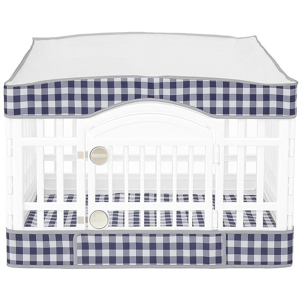 THINMUHAND couverture-cage-chien-36-pouces protège le sol et facilite le nettoyage.