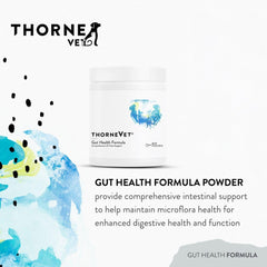 ThorneVET Formule Santé Intestinale – étiquette ouverte, informations claires sur ingrédients