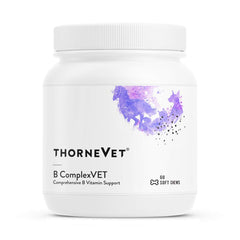 Emballage clair de ThorneVET B ComplexVET pour vérification rapide des ingrédients