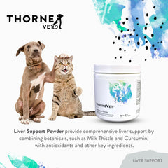 ThorneVET CurcuVET curcumine — antioxydant potentiel pour foie et mobilité