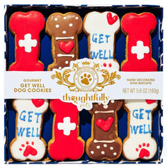 Thoughtfully Pets Get Well – ensemble de biscuits pour chien prêt à servir.