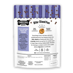 Three Dog Bakery biscuits vanille-arome: douceur naturelle pour l’entraînement quotidien.