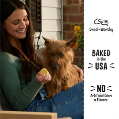 Three Dog Bakery Lick’n Crunch : garniture myrtille-pie, dessert gourmand pour chien.