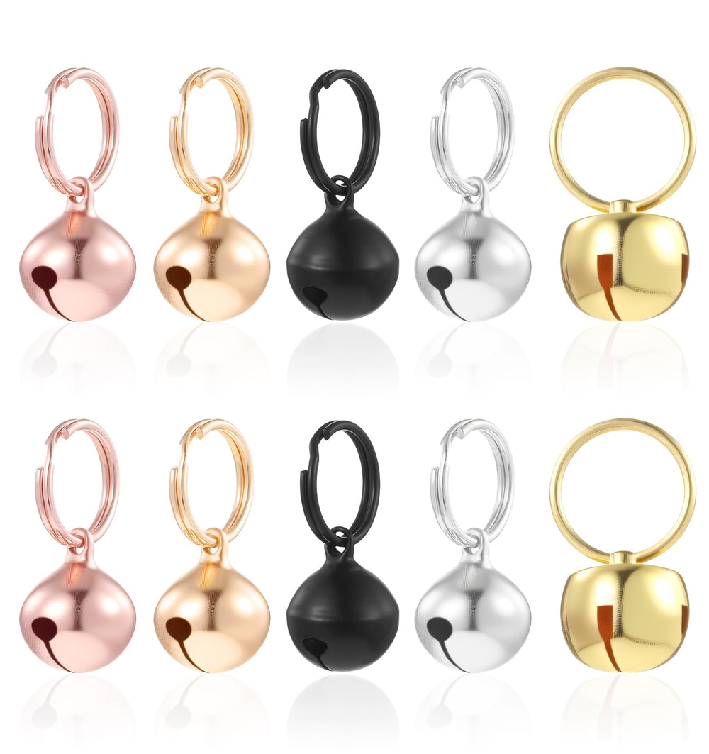 Thrymme clochette pour collier chien, ensemble de 10 pièces, repérage rapide.