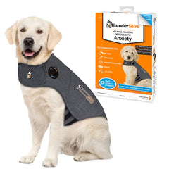 Thundershirt chien apaisement orage: apaise lors d’orages et bruits forts.