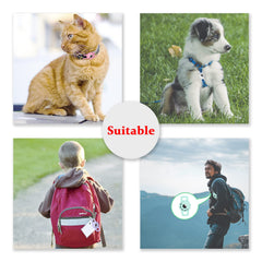 THXSBUDDY étui AirTag adapté collier petit chien, confort et protection.