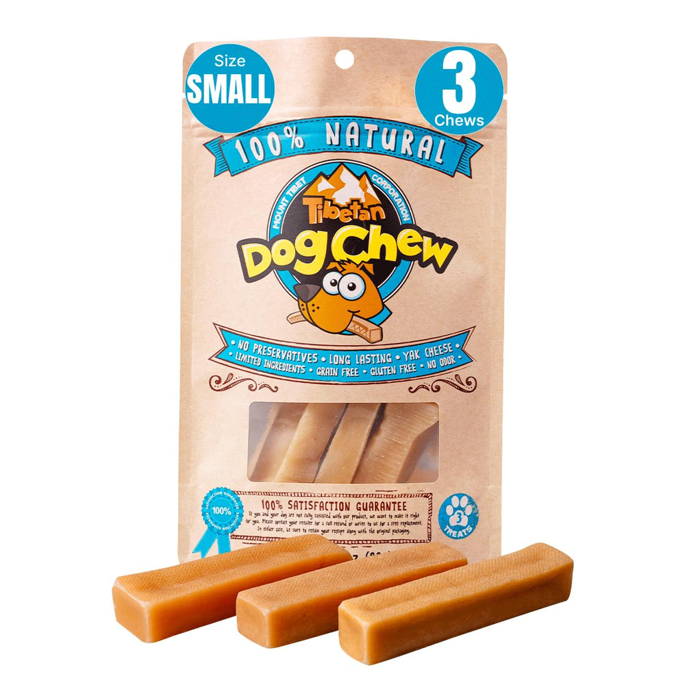 Tibetan Dog Chew batonnets fromage yak pour petits chiens, durable et savoureux