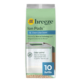 Coussin absorbant Tidy Cats Breeze, recharge 10 ct, absorption rapide et fraîcheur.