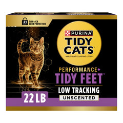 Purina Tidy Cats Performance Plus Tidy Feet – boîte 22 lb, réduction poussière et traînée.