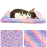 Tierecare couverture chat double-face, motif varié et confort accru.