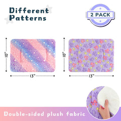 Tierecare couverture peluche douce, faces intérieure et extérieure pour cocon rassurant.