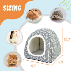 Tierecare nid doux gris, espace repos idéal pour petits animaux.