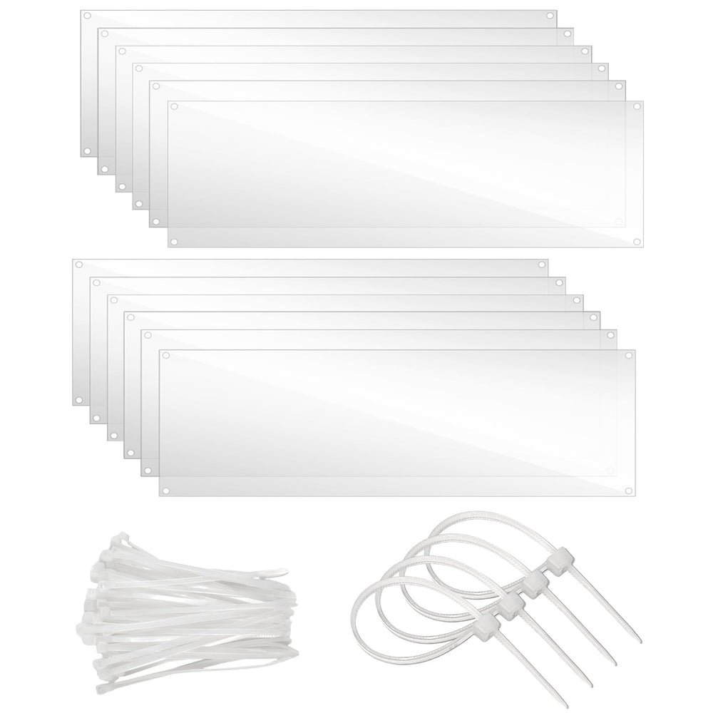Tièrecare garde de cage bordure transparente 138x47, protège le sol