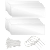 Tièrecare garde de cage bordure transparente 138x47, protège le sol