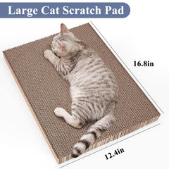 TIGOADT grattoir-carton durable pour chat recharge fiable