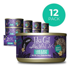 Tiki Cat After Dark Pâté, sans céréales, idéal pour alimentation naturelle et digeste.