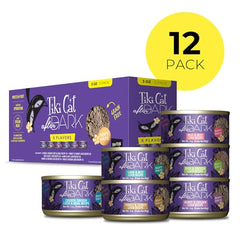 Tiki Cat After Dark Pâté avec morceaux réels de viandes pour chats adultes.