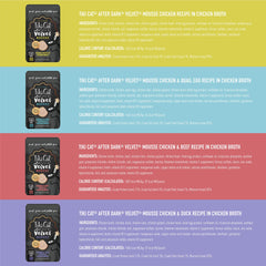 Bouillon humide de Tiki Cat After Dark Velvet Mousse favorisant l'hydratation