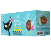 Tiki Cat Aloha Friends en boîtes poisson, repas humide riche en protéines pour chats actifs.