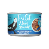 Tiki Cat Aloha Thon Tilapia Potiron Humide en boîte pour hydrater et régaler votre chat