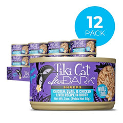 Tiki Cat Après la Nuit – texture poulet et caille, stimule l'appétit.