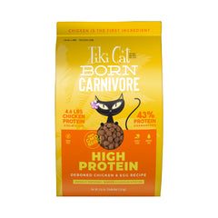 Tiki Cat Born Carnivore sac croquettes poulet et œuf, repas riche en protéines.