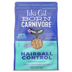 Tiki Cat Born Carnivore: poulet comme premier ingrédient pour une nutrition complète.