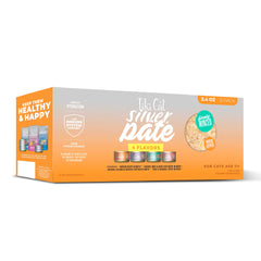 Tiki Cat Silver Pâté humide pour chat âgé de 11 ans et plus.