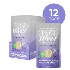 Tiki Cat Silver Mousse sachet chat foie de canard, saveur riche