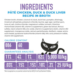 Tiki Cat Silver Pâté : foie de canard tendre pour chat gourmand.