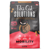 Tiki Cat Solutions Mobilité croquettes poulet et dinde soutiennent le mouvement des chats actifs.