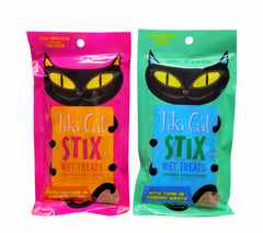 Tiki Cat Stix mousse de thon, friandise protéinée prête à être servie sur croquettes