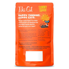 Herbe de blé dans Tiki Cat Tummy Topper, touche végétale et digestion potentielle