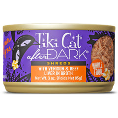 Tiki Pets After Dark emballage boîte 3oz prête à servir pour votre chat