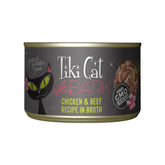 Tiki Cat After Dark : boîte 5,5 oz poulet et boeuf, repas riche en protéines.