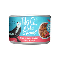 TIKI PETS Aloha Friends thon : repas riche en protéines pour chats gourmands.