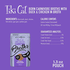 Bisque savoureuse Tiki Cat pour repas humide, idéal sur croquettes ou seul.