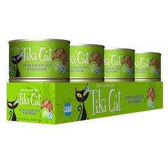 TIKI PETS Luau consommé au thon et maquereau, hydratation naturelle.